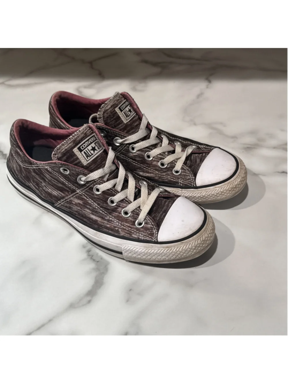 CONVERSE MADISON Port All Star Burgundy Women's Low Top Sneakers Sz 10 Shoes
